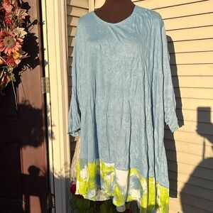 Size 5X crinkle tunic or dress